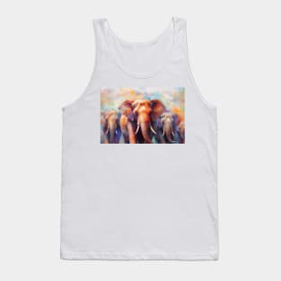 Big elephant and his family. Tank Top